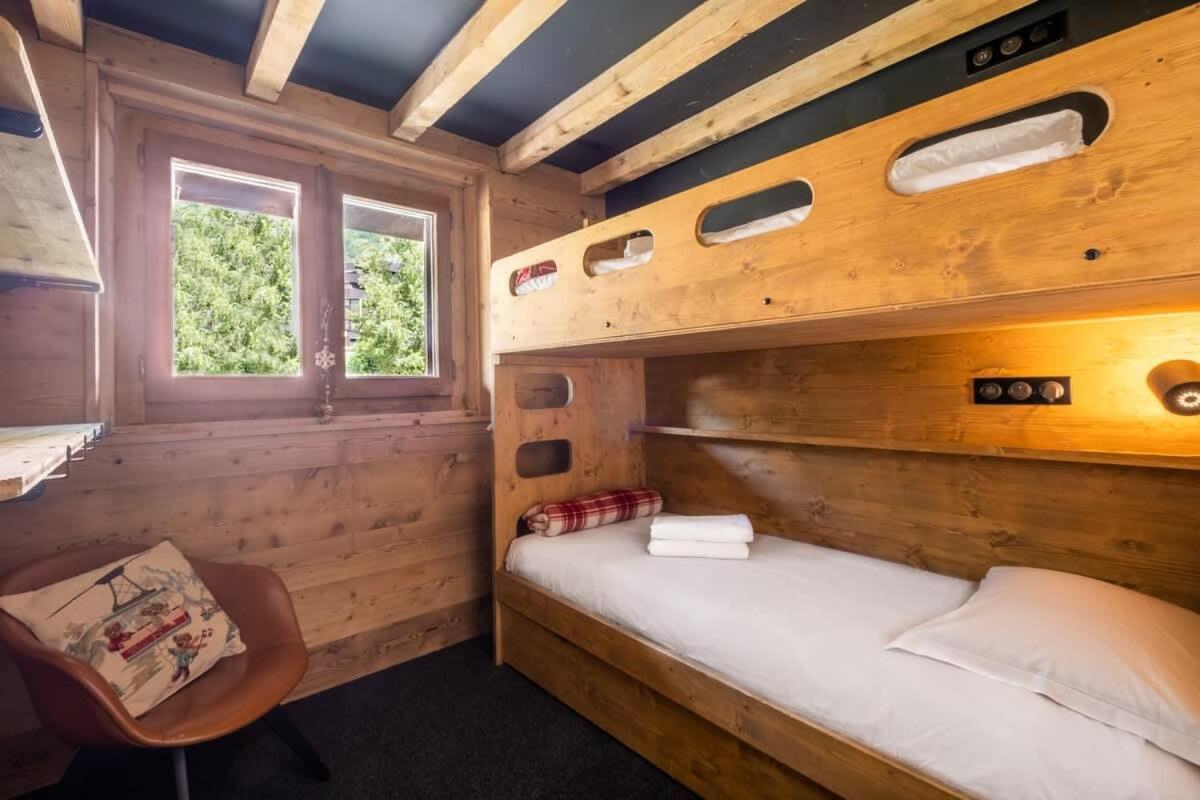 Chalet Racar Pour 4 Personnes, Centre Ville Et Vue Sur La Montagne Chamonix Zewnętrze zdjęcie