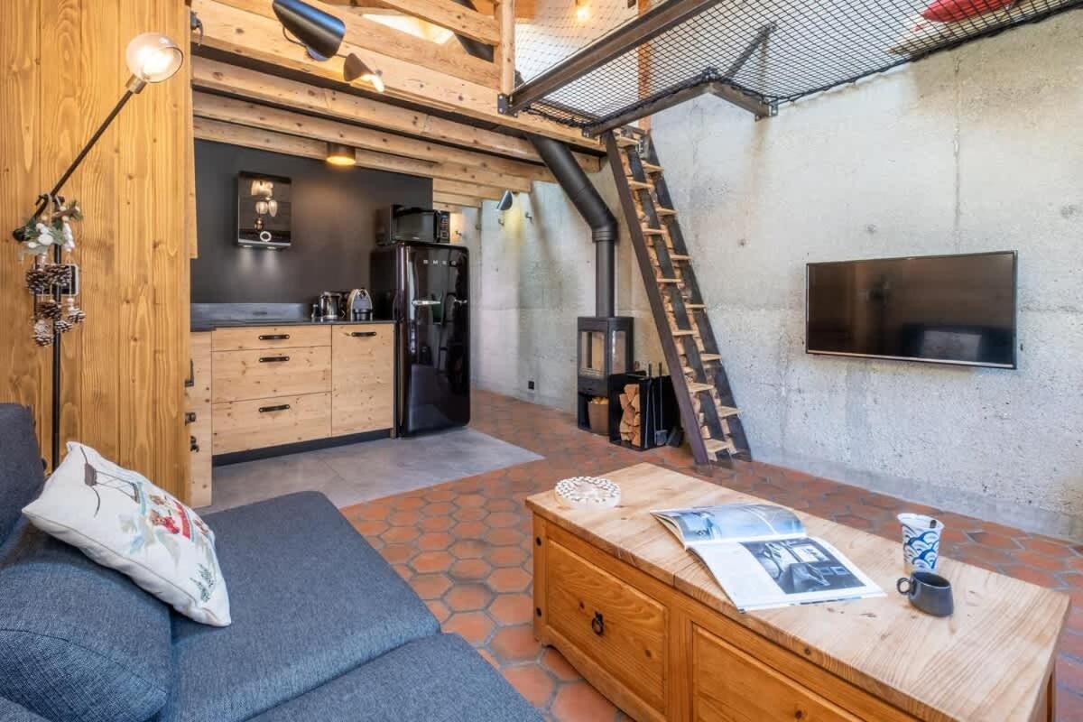 Chalet Racar Pour 4 Personnes, Centre Ville Et Vue Sur La Montagne Chamonix Zewnętrze zdjęcie