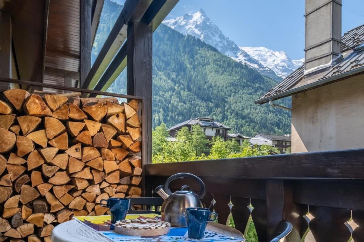 Chalet Racar Pour 4 Personnes, Centre Ville Et Vue Sur La Montagne Chamonix Zewnętrze zdjęcie